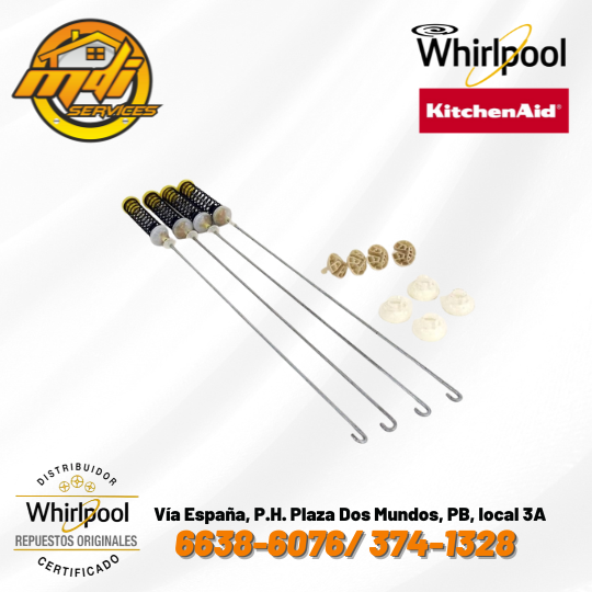 SUSPENSION LAVADORA WHIRLPOOL ORIGINAL W10780045